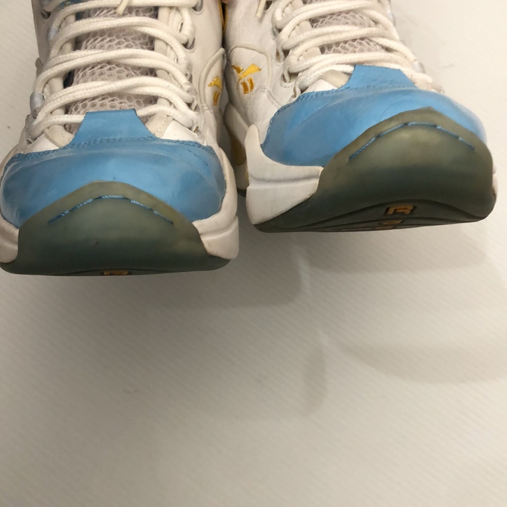 REEBOK QUESTION MID HOME IVERSON DENVER NUGGETS BASKETBALL SNEAKERS MENS S 9.5 - Picture 9 of 16
